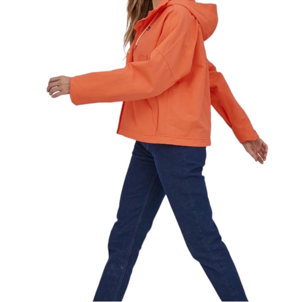 Patagonia Orange Hooded Jacket - Picture 3 of 11